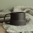 300/400ml Black on black mug