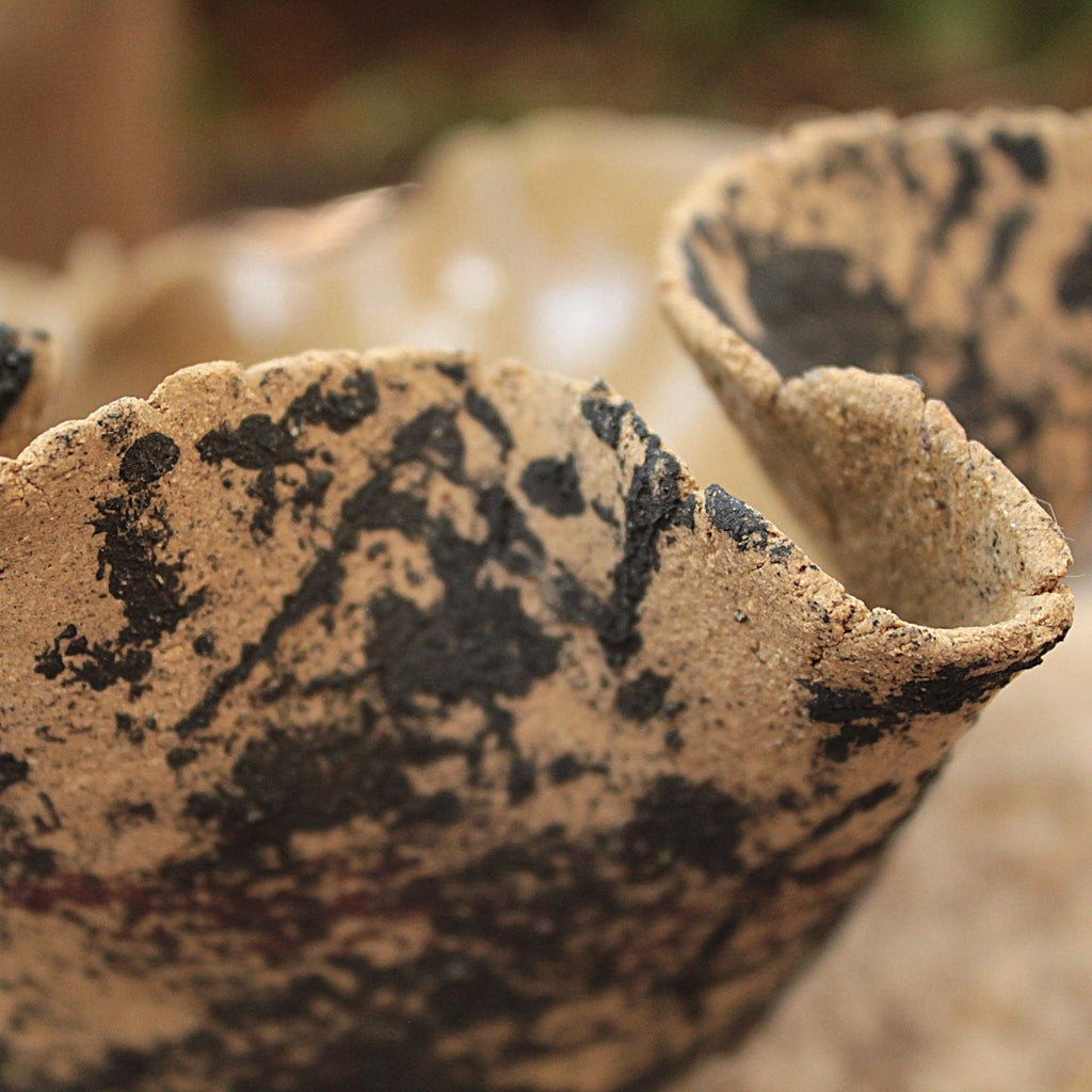 Wavy Art Bowl - sand