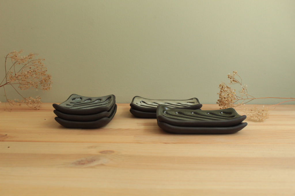 Colored soap dish