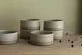 Grey serving bowl - small