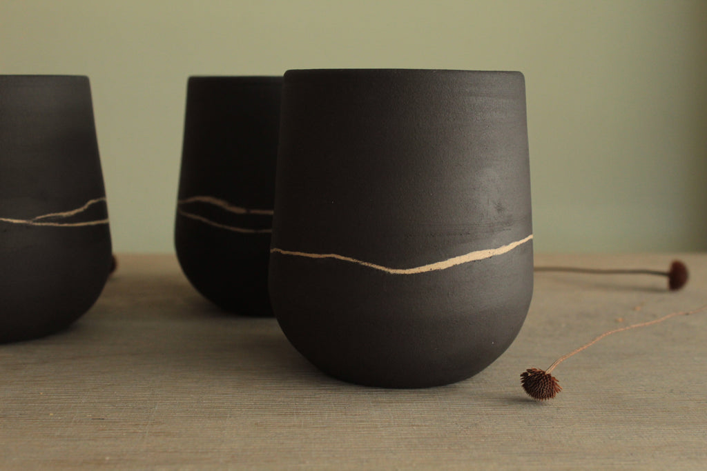 White line cup