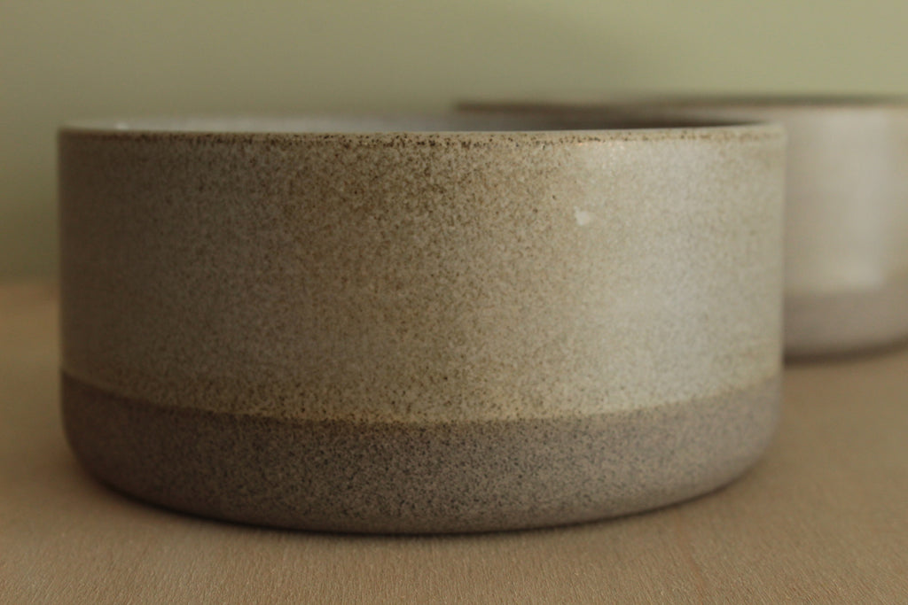 Grey serving bowl - small