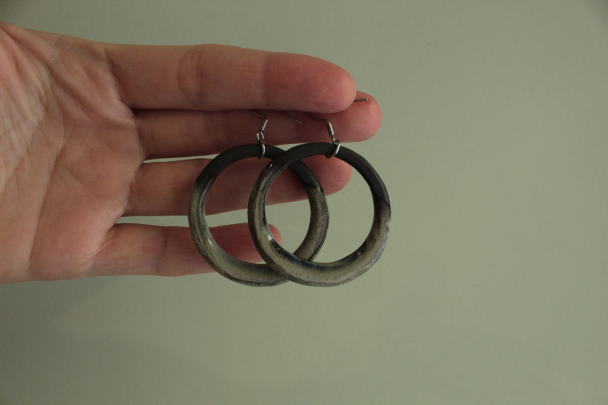 Maira hoop dangling earrings