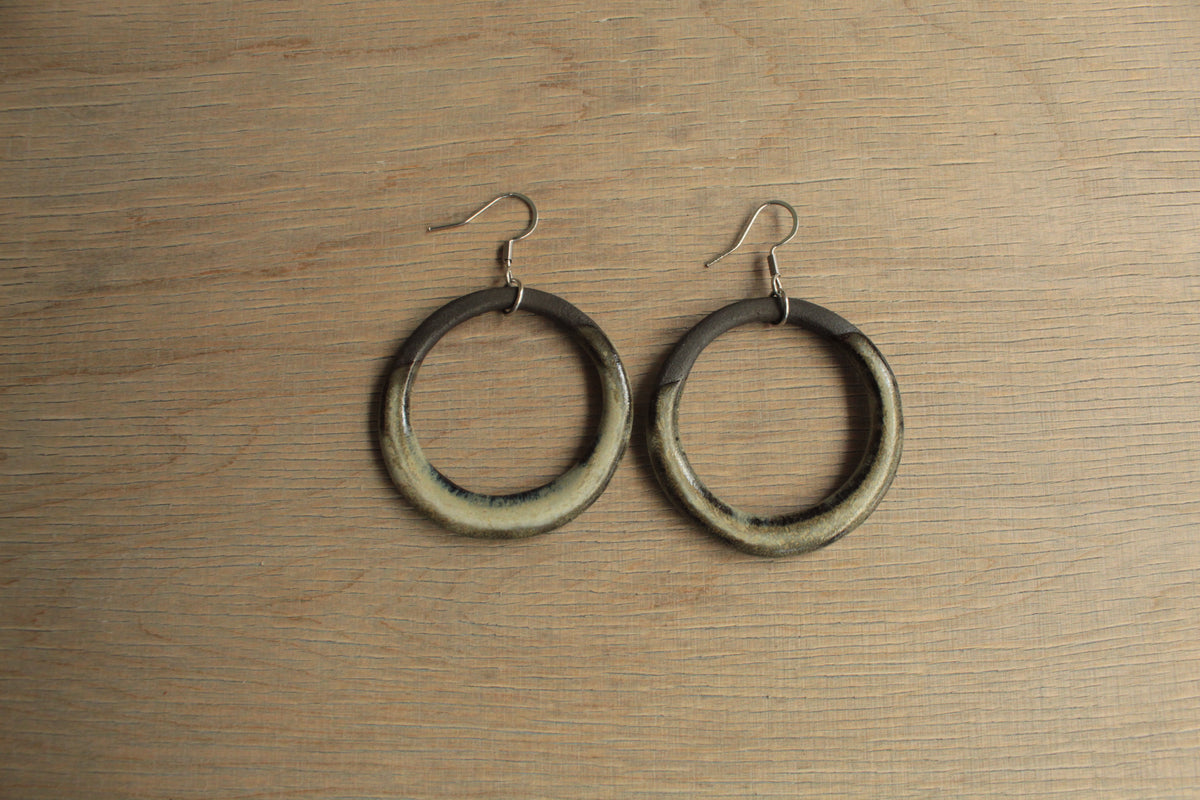 Maira hoop dangling earrings