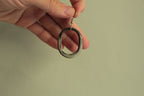 Maira oval hoop dangling earrings