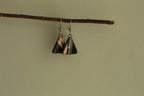 Small marble triange dangling earrings