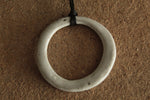 Load image into Gallery viewer, White hoop necklace
