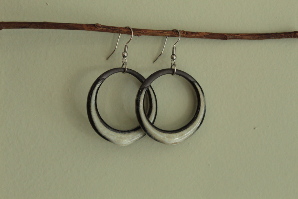 Maira hoop dangling earrings