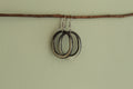 Maira oval hoop dangling earrings