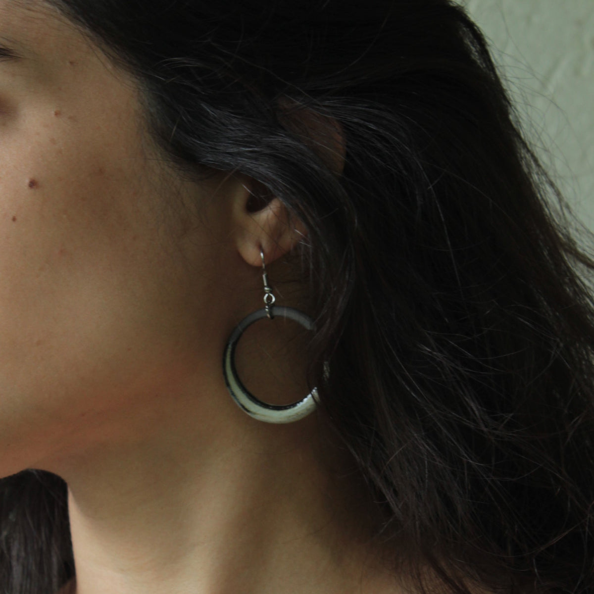 Maira hoop dangling earrings