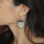 Maira circle dangling earrings