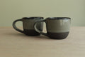 Dark sage espresso cup