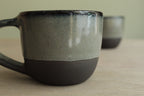 Dark sage espresso cup