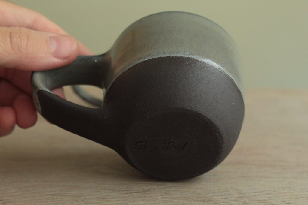 Dark sage espresso cup