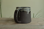 Load image into Gallery viewer, 400ml Dark sage mug with drippings
