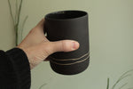 Load image into Gallery viewer, White line cup - tall
