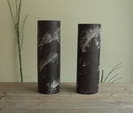 Load image into Gallery viewer, Black cylinder vase
