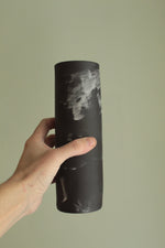 Load image into Gallery viewer, Black cylinder vase
