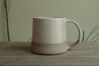 400ml White/Grey mug