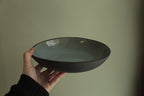 Black and sage pasta plate