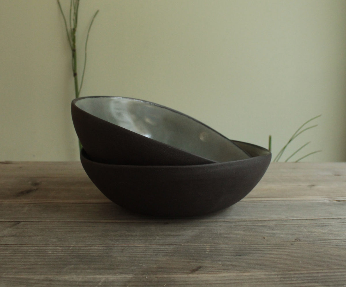 Medium dark sage bowl