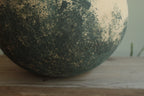 Blue design round vase