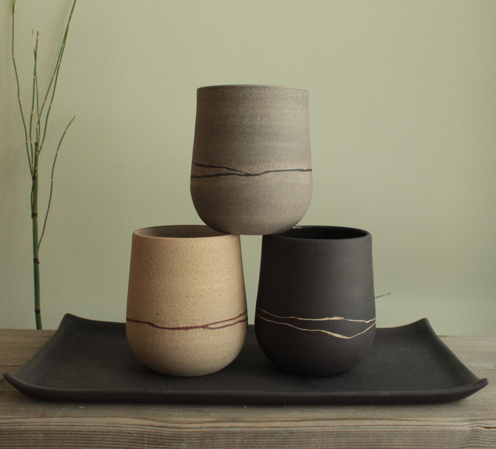 White line cup