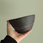 White line bowl