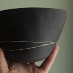 White line bowl