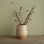 White speckled vase - small