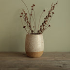White speckled vase - small