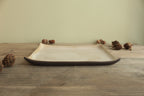 Rectangular serving platter - cream white