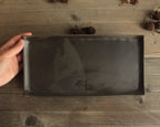 Rectangular serving platter - black