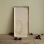 Rectangular serving platter - cream white