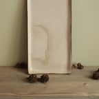 Rectangular serving platter - cream white