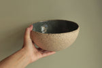 Load image into Gallery viewer, Beige bowl with ciel or green glaze
