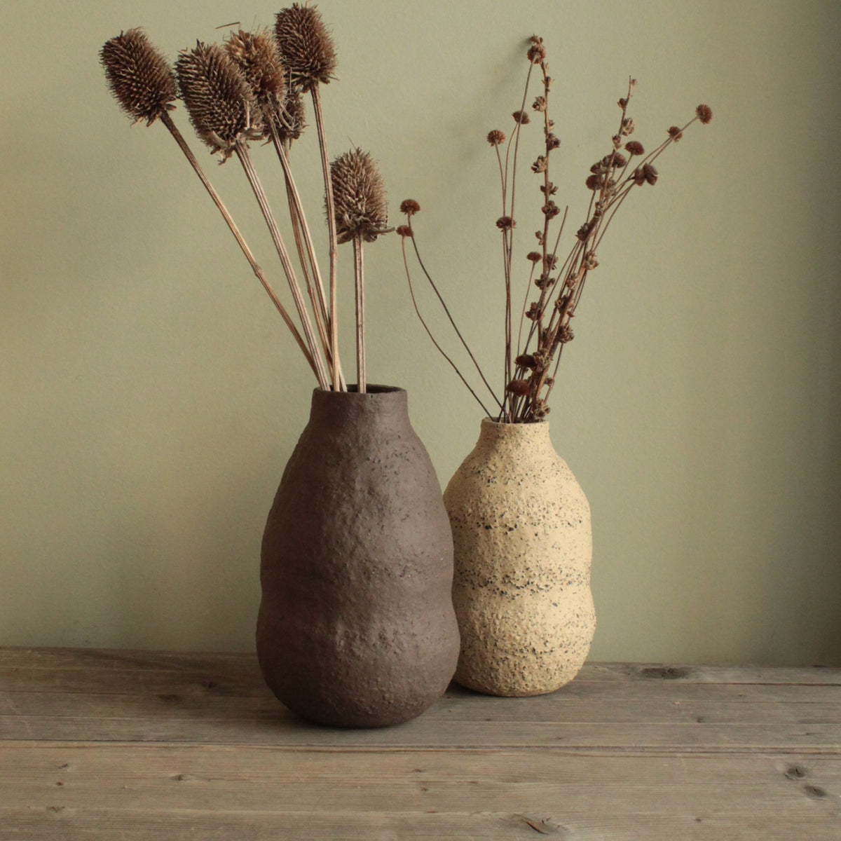 Double bellied small vase