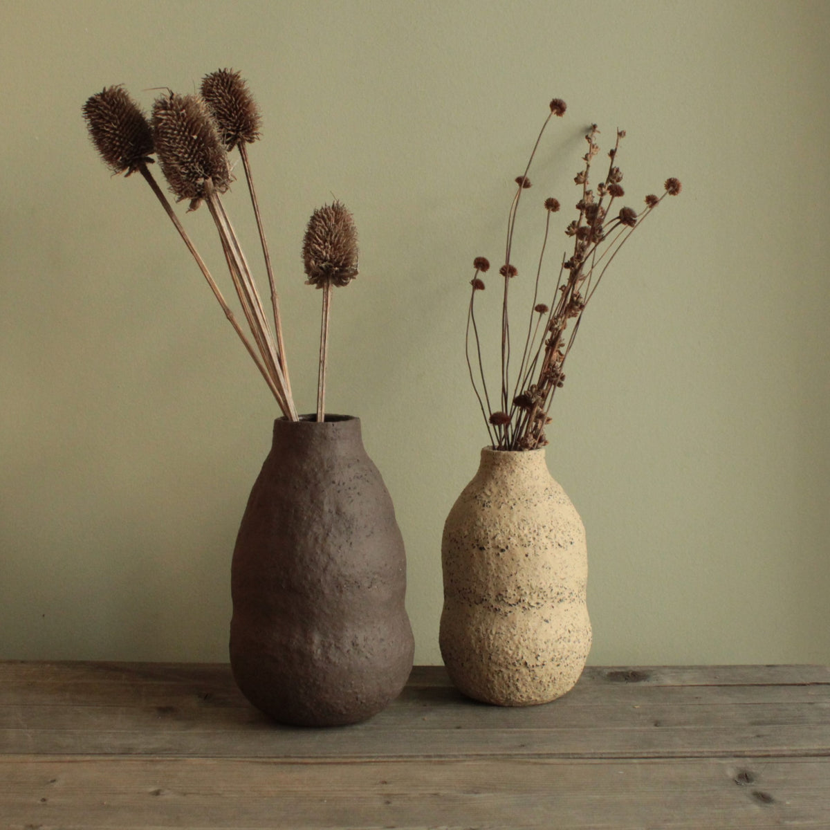 Double bellied small vase