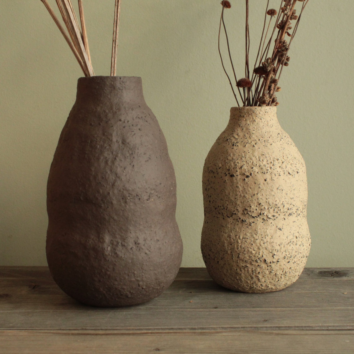 Double bellied small vase