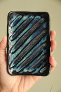 Sky blue soap dish