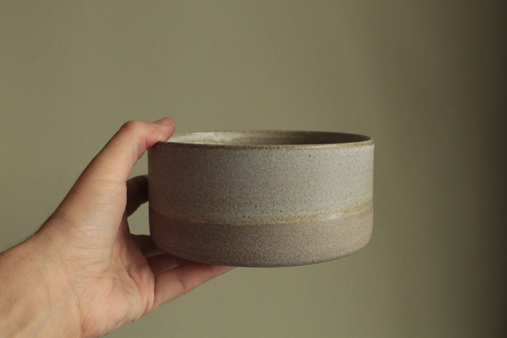 Grey serving bowl - small