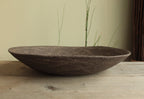 Brown and white decorative platter/bowl