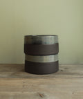 Dark sage serving bowl - small