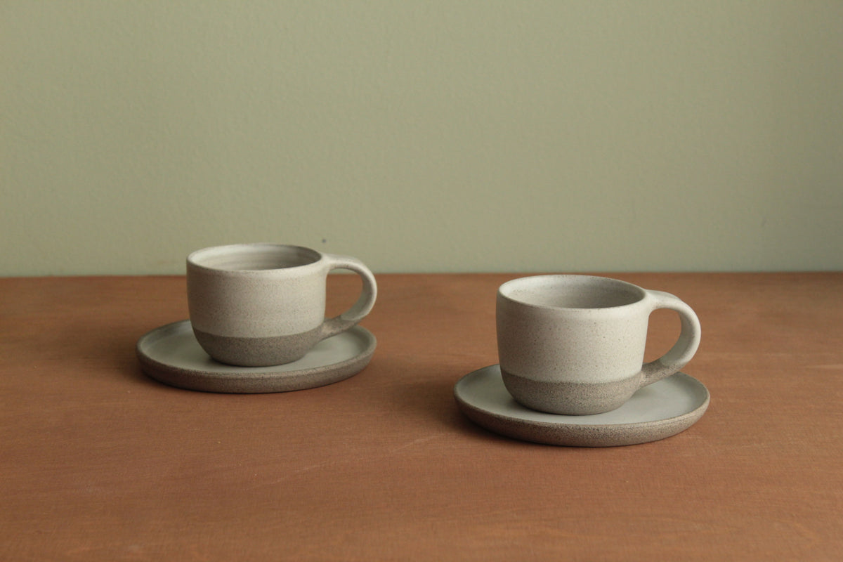 Grey espresso cup