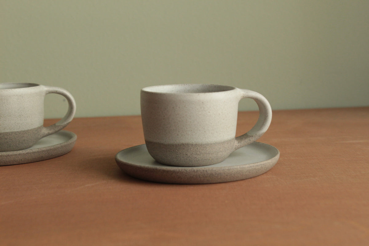 Grey espresso cup
