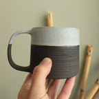 300ml Textured ice white mug