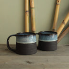 300ml Textured fog blue mug