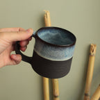 300ml Textured fog blue mug
