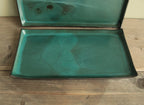 Rectangular serving platter - botanical green