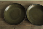 Load image into Gallery viewer, Semi-deep plate (Olive green)
